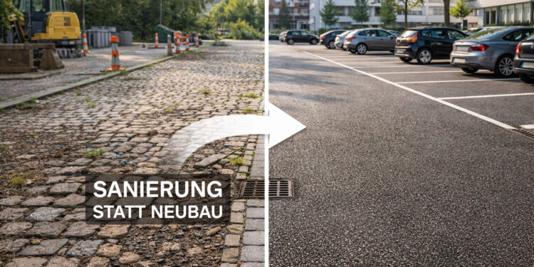 PU-ASPHALT IM BESTAND: SANIEREN STATT NEU BAUEN