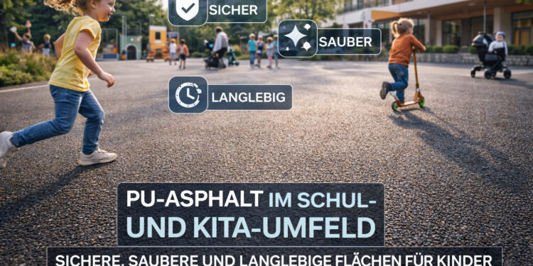 PU-ASPHALT IM SCHUL- UND KITA-UMFELD: SICHERE, SAUBERE UND LANGLEBIGE FLÄCHEN FÜR KINDER