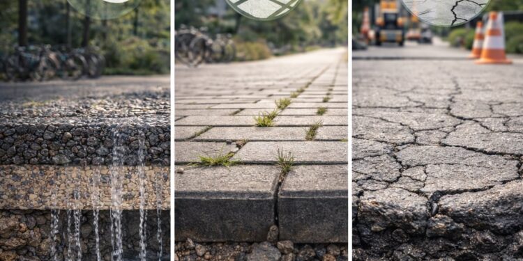 PU-ASPHALT IM VERGLEICH: PFLASTER, BETON UND STEINTEPPICH