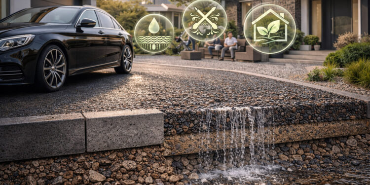 PU-ASPHALT IM PRIVATEN BEREICH: EINFAHRTEN, HÖFE UND WOHNANLAGEN