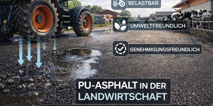 PU-ASPHALT IN DER LANDWIRTSCHAFT: BELASTBARE FLÄCHEN OHNE VERSIEGELUNG