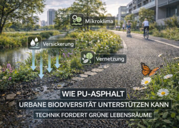 WIE PU-ASPHALT URBANE BIODIVERSITÄT UNTERSTÜTZEN KANN