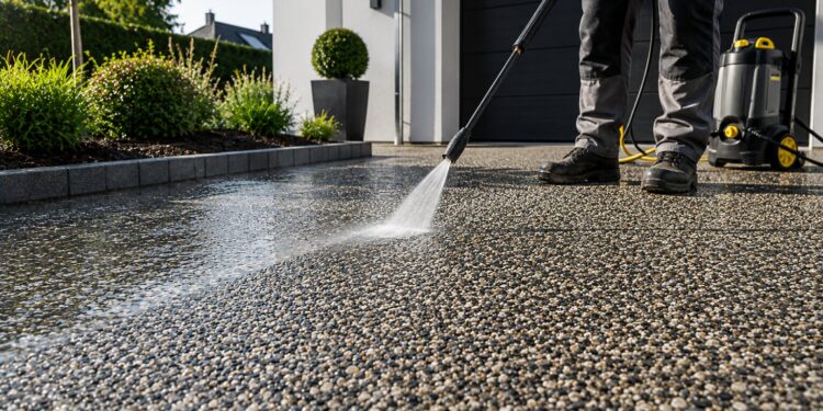 PU-ASPHALT REINIGEN: SO BLEIBEN POREN, OBERFLÄCHE UND WASSERDURCHLÄSSIGKEIT DAUERHAFT ERHALTEN